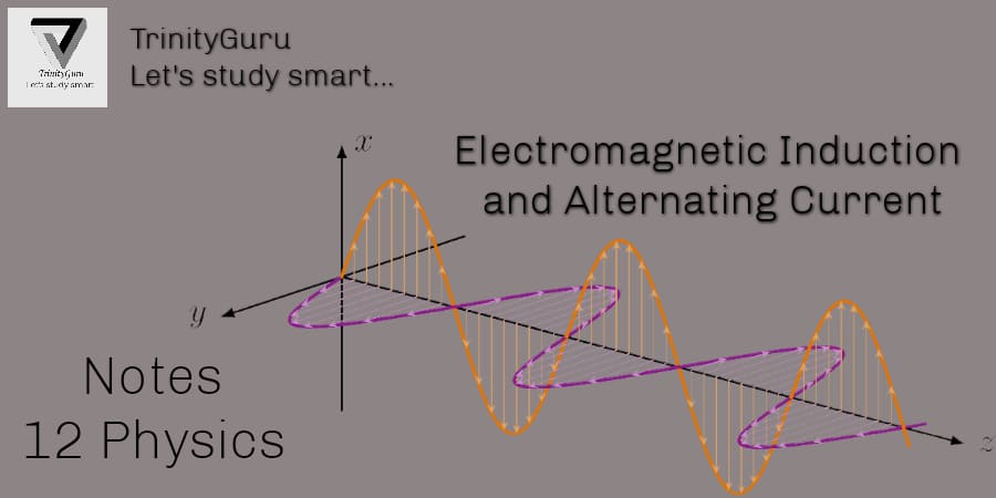 Electromagnetic Induction & Alternating Current Notes Class 12 Physics